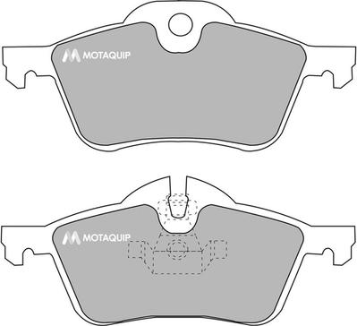 Motaquip LVXL1002 - Kit pastiglie freno, Freno a disco autozon.pro