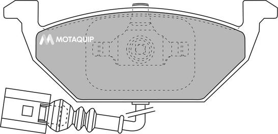 Motaquip LVXL1015 - Kit pastiglie freno, Freno a disco autozon.pro