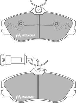 Motaquip LVXL108 - Kit pastiglie freno, Freno a disco autozon.pro