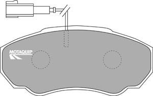 Motaquip LVXL1035 - Kit pastiglie freno, Freno a disco autozon.pro