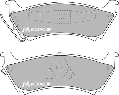 Motaquip LVXL1075 - Kit pastiglie freno, Freno a disco autozon.pro