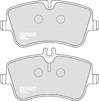 Motaquip LVXL1076 - Kit pastiglie freno, Freno a disco autozon.pro