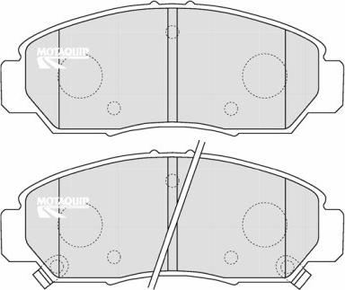 Motaquip LVXL1149 - Kit pastiglie freno, Freno a disco autozon.pro