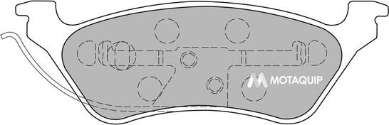 Motaquip LVXL1144 - Kit pastiglie freno, Freno a disco autozon.pro