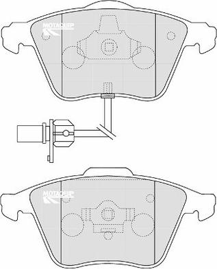 Motaquip LVXL1165 - Kit pastiglie freno, Freno a disco autozon.pro