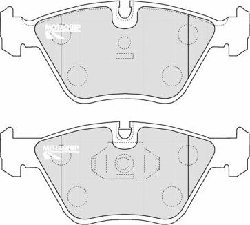 Motaquip LVXL1166 - Kit pastiglie freno, Freno a disco autozon.pro