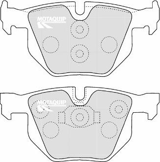 Motaquip LVXL1167 - Kit pastiglie freno, Freno a disco autozon.pro