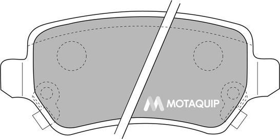 Motaquip LVXL1117 - Kit pastiglie freno, Freno a disco autozon.pro