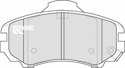 Motaquip LVXL1189 - Kit pastiglie freno, Freno a disco autozon.pro