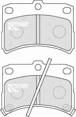 Motaquip LVXL1180 - Kit pastiglie freno, Freno a disco autozon.pro