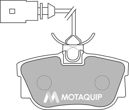 Motaquip LVXL1134 - Kit pastiglie freno, Freno a disco autozon.pro