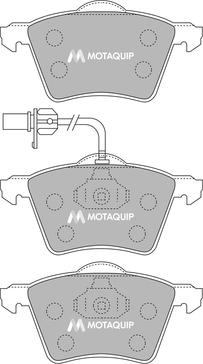 Motaquip LVXL1130 - Kit pastiglie freno, Freno a disco autozon.pro