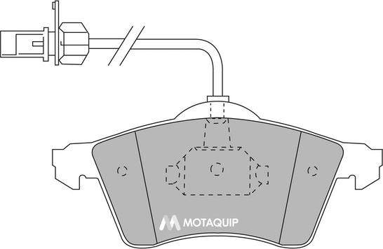 Motaquip LVXL1129 - Kit pastiglie freno, Freno a disco autozon.pro