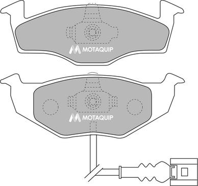 Motaquip LVXL1124 - Kit pastiglie freno, Freno a disco autozon.pro