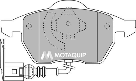 Motaquip LVXL1125 - Kit pastiglie freno, Freno a disco autozon.pro