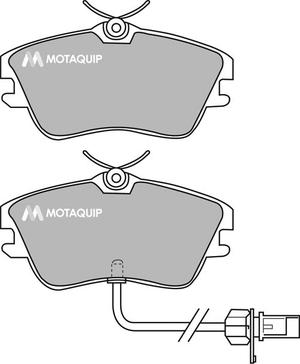 Motaquip LVXL1128 - Kit pastiglie freno, Freno a disco autozon.pro