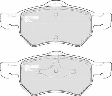 Motaquip LVXL1178 - Kit pastiglie freno, Freno a disco autozon.pro