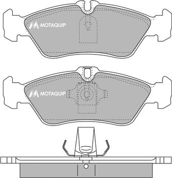 Motaquip LVXL184 - Kit pastiglie freno, Freno a disco autozon.pro