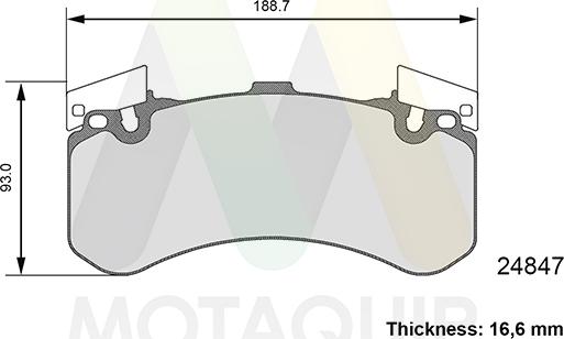 Motaquip LVXL1811 - Kit pastiglie freno, Freno a disco autozon.pro