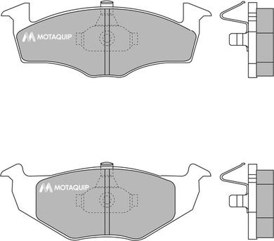 Motaquip LVXL187 - Kit pastiglie freno, Freno a disco autozon.pro