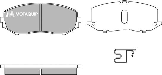 Motaquip LVXL1395 - Kit pastiglie freno, Freno a disco autozon.pro