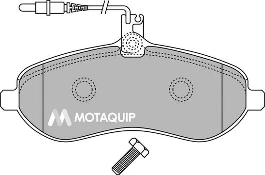 Motaquip LVXL1342 - Kit pastiglie freno, Freno a disco autozon.pro