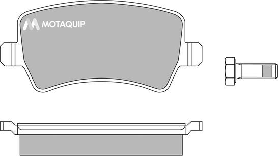 Motaquip LVXL1356 - Kit pastiglie freno, Freno a disco autozon.pro