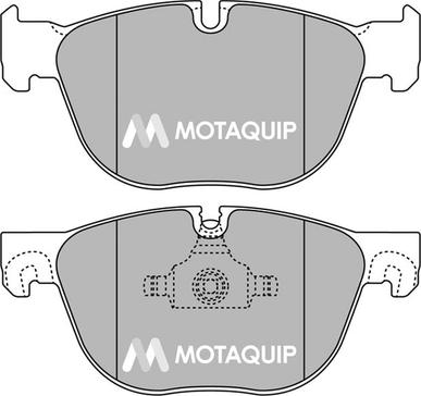 Motaquip LVXL1368 - Kit pastiglie freno, Freno a disco autozon.pro