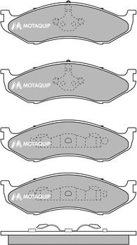 Motaquip LVXL136 - Kit pastiglie freno, Freno a disco autozon.pro