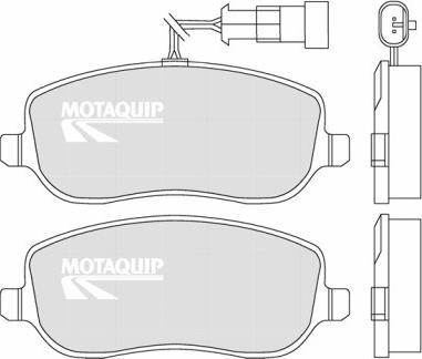 Motaquip LVXL1300 - Kit pastiglie freno, Freno a disco autozon.pro