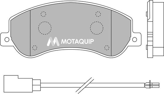 Motaquip LVXL1318 - Kit pastiglie freno, Freno a disco autozon.pro