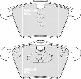 Motaquip LVXL1317 - Kit pastiglie freno, Freno a disco autozon.pro