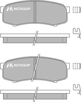 Motaquip LVXL131 - Kit pastiglie freno, Freno a disco autozon.pro