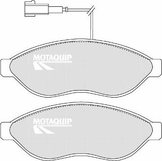 Motaquip LVXL1337 - Kit pastiglie freno, Freno a disco autozon.pro