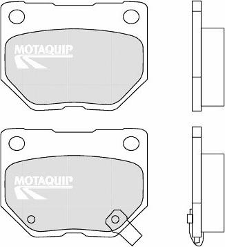 Motaquip LVXL1324 - Kit pastiglie freno, Freno a disco autozon.pro