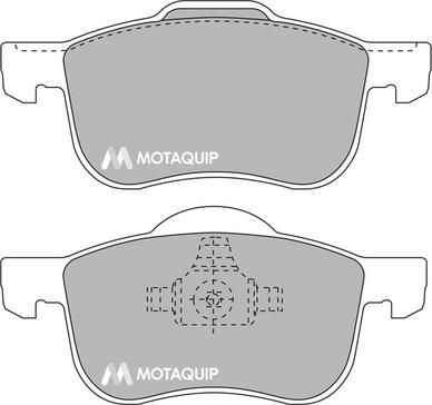 Motaquip LVXL1326 - Kit pastiglie freno, Freno a disco autozon.pro