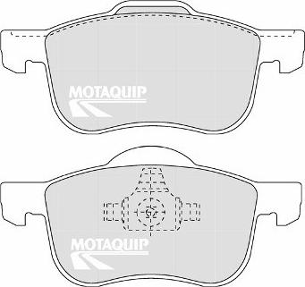 Motaquip LVXL1326 - Kit pastiglie freno, Freno a disco autozon.pro