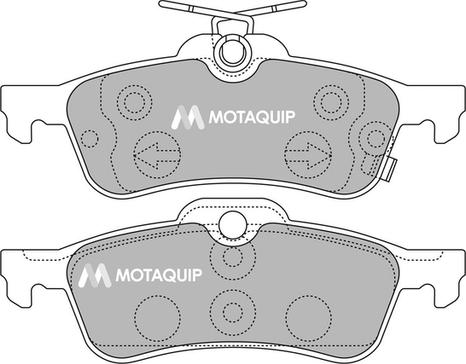 Motaquip LVXL1322 - Kit pastiglie freno, Freno a disco autozon.pro