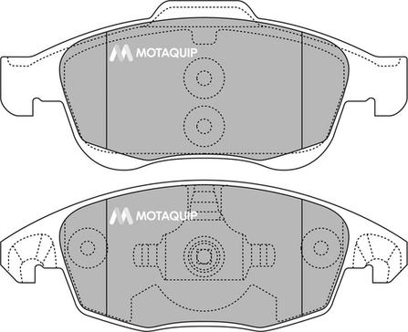 Motaquip LVXL1372 - Kit pastiglie freno, Freno a disco autozon.pro