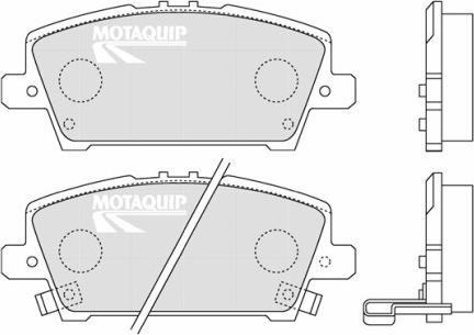 Motaquip LVXL1295 - Kit pastiglie freno, Freno a disco autozon.pro