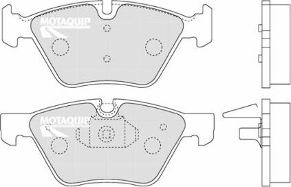 Motaquip LVXL1292 - Kit pastiglie freno, Freno a disco autozon.pro