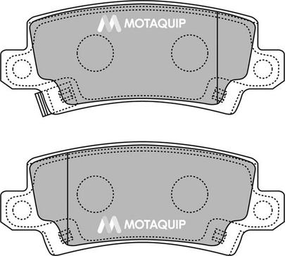 Motaquip LVXL1243 - Kit pastiglie freno, Freno a disco autozon.pro