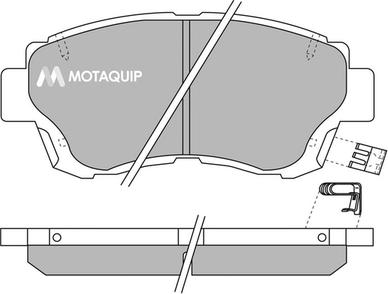 Motaquip LVXL124 - Kit pastiglie freno, Freno a disco autozon.pro