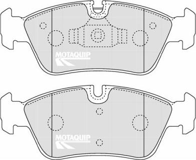 Motaquip LVXL1259 - Kit pastiglie freno, Freno a disco autozon.pro