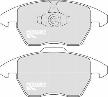 Motaquip LVXL1254 - Kit pastiglie freno, Freno a disco autozon.pro