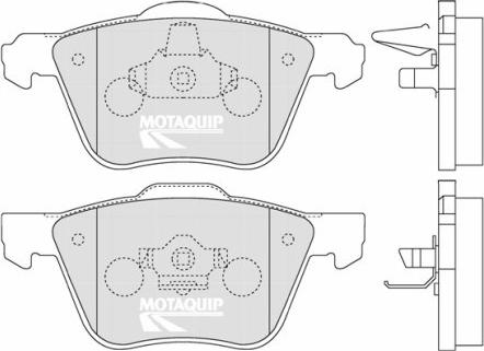 Motaquip LVXL1255 - Kit pastiglie freno, Freno a disco autozon.pro