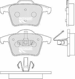 Motaquip LVXL1250 - Kit pastiglie freno, Freno a disco autozon.pro