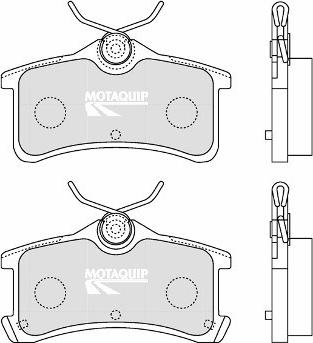 Motaquip LVXL1251 - Kit pastiglie freno, Freno a disco autozon.pro