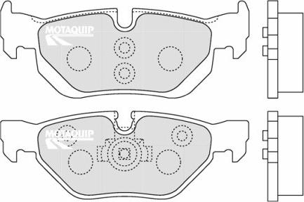 Motaquip LVXL1258 - Kit pastiglie freno, Freno a disco autozon.pro