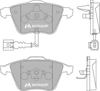 Motaquip LVXL1264 - Kit pastiglie freno, Freno a disco autozon.pro